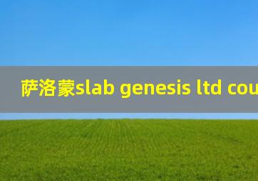 萨洛蒙slab genesis ltd courtney